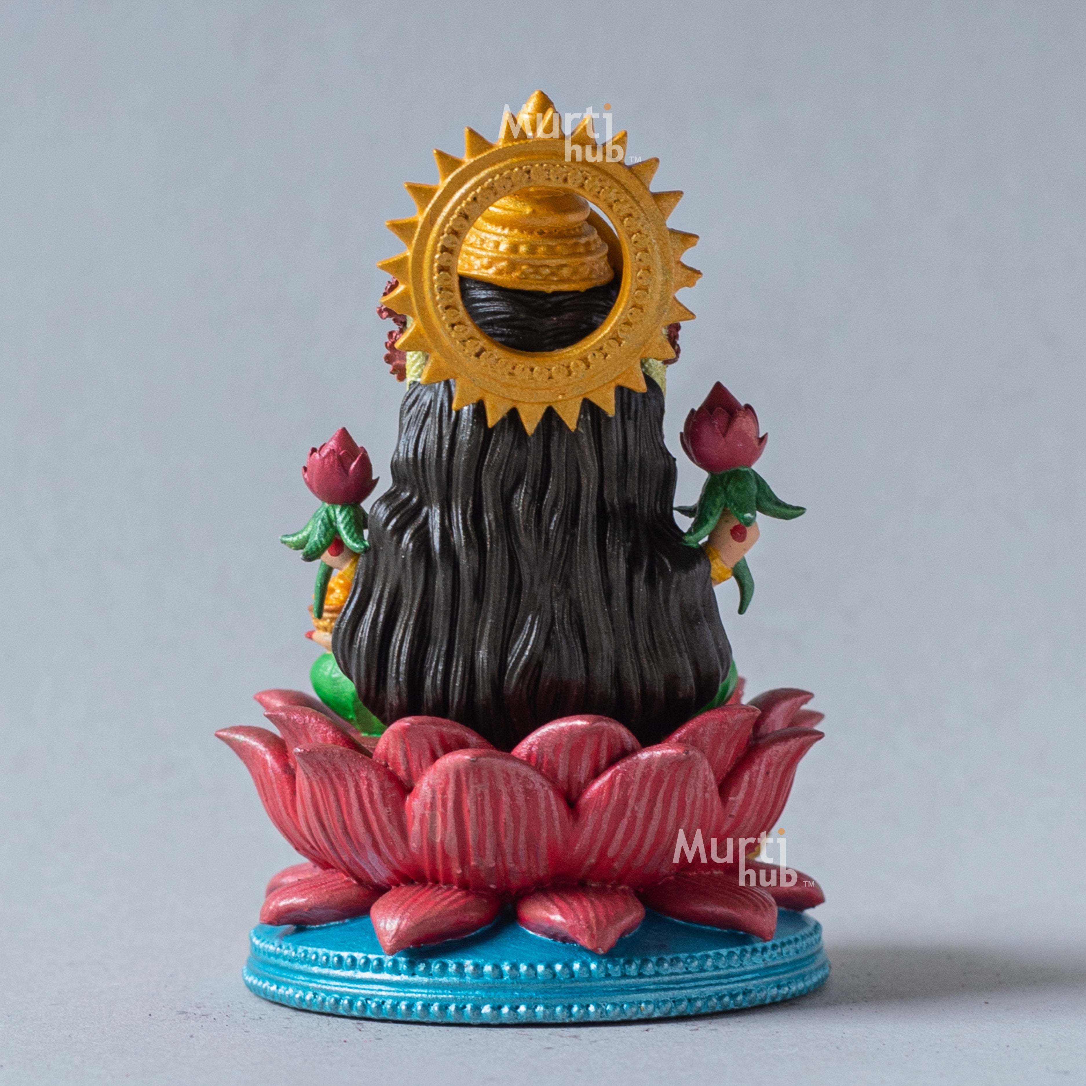 Hand-Painted Baal Lakshmi Mata Idol – Vibrant Decor for Wealth & Positivity