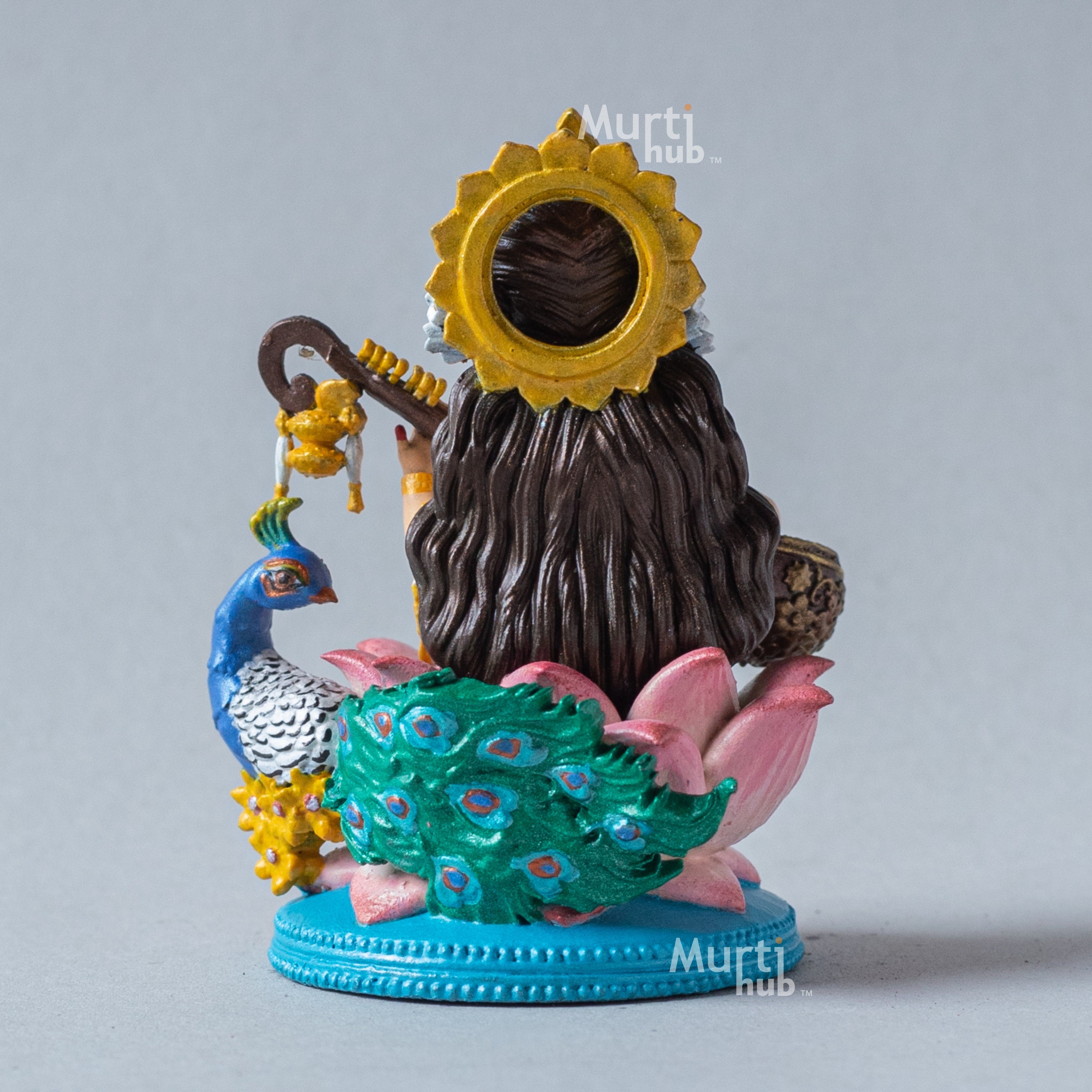 Hand-Painted Baal Saraswati Idol – Divine Goddess of Wisdom for Home, Study & Gifting