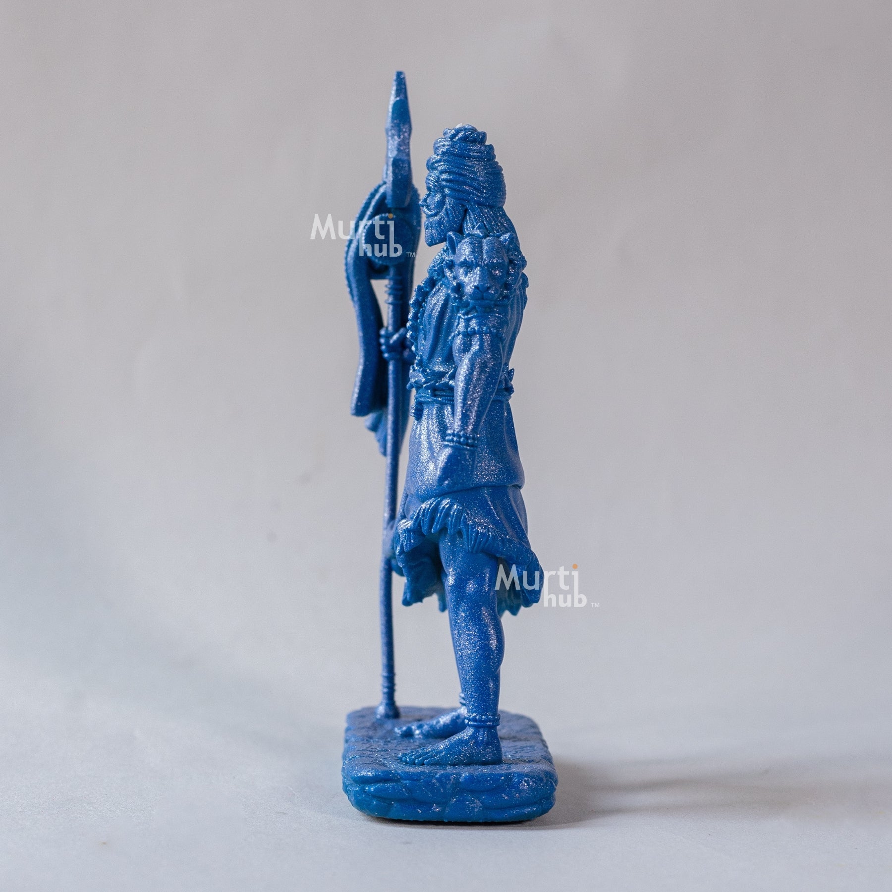 Shiva-The Protector Silver Blue