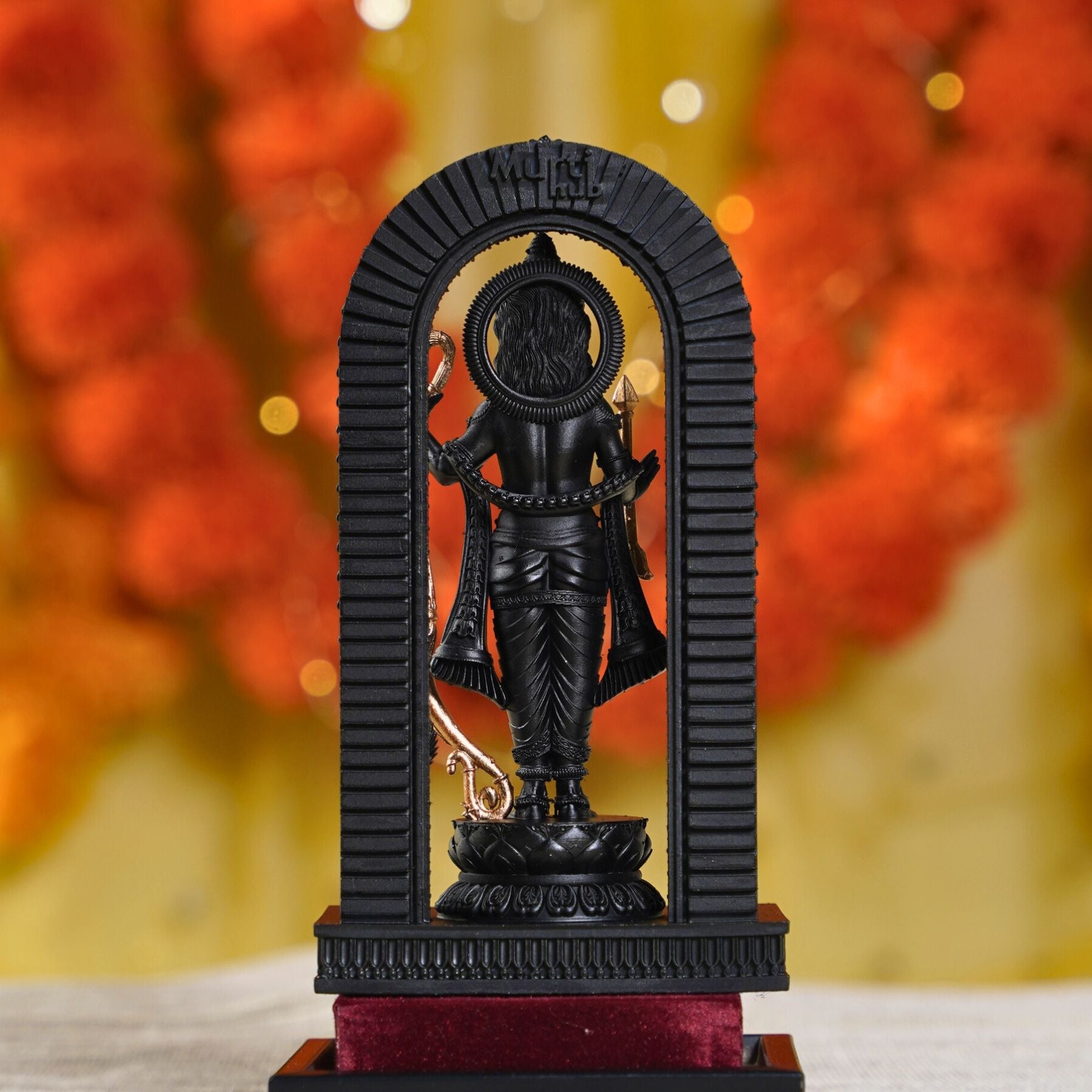 Ram Lalla Ayodhya Ram Mandir Murti Antique Gold