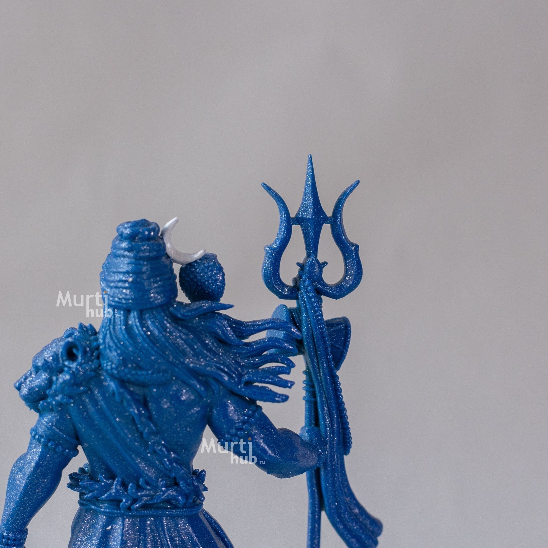 Shiva-The Protector Silver Blue