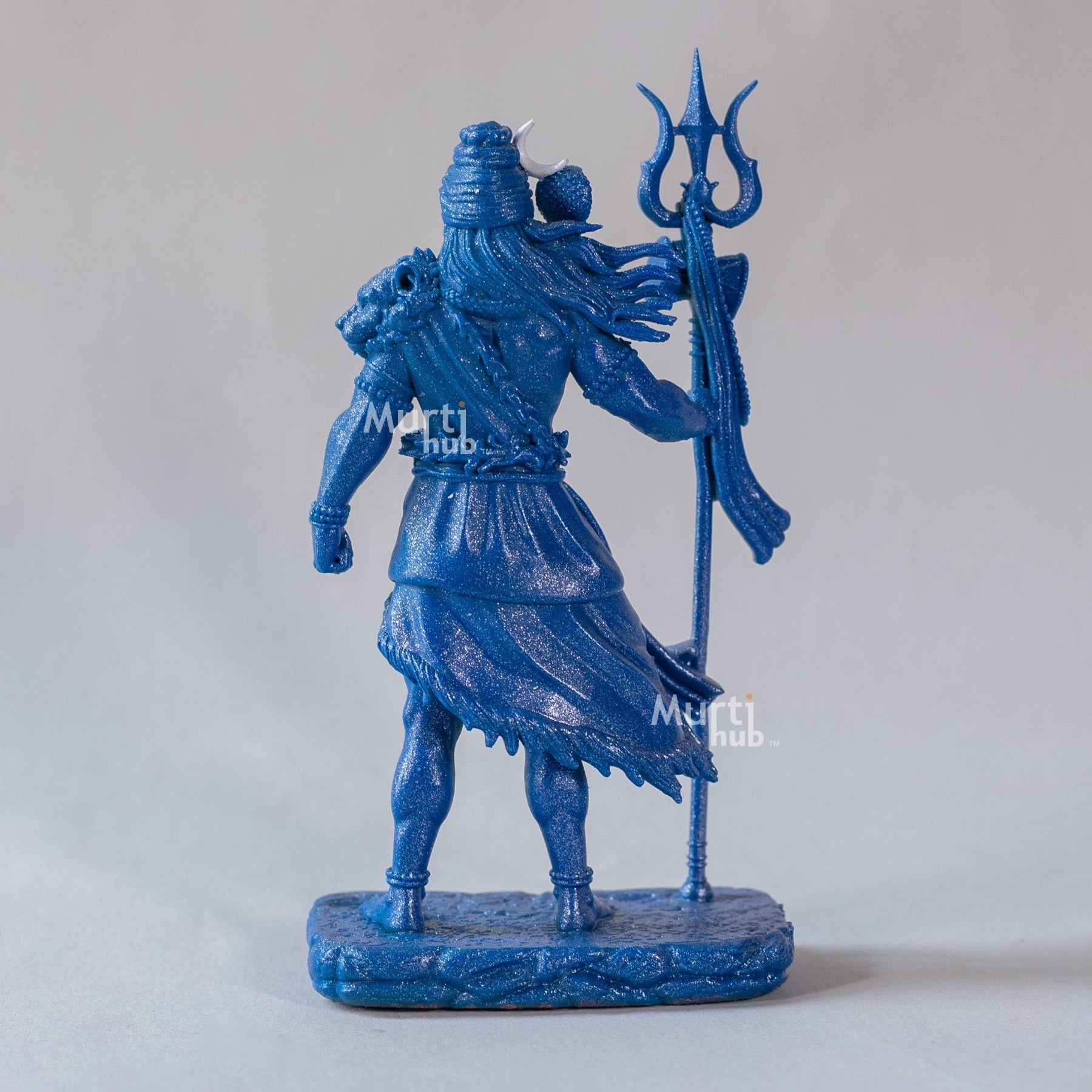 Shiva-The Protector Silver Blue