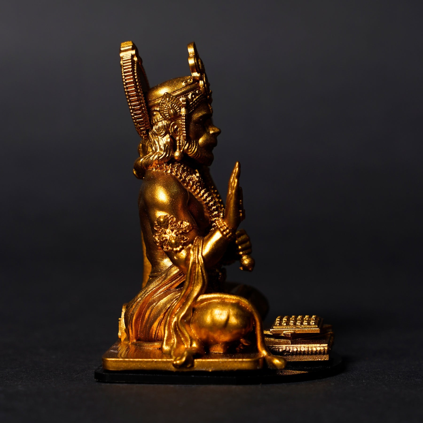 Lord Hanuman ji Antique Gold