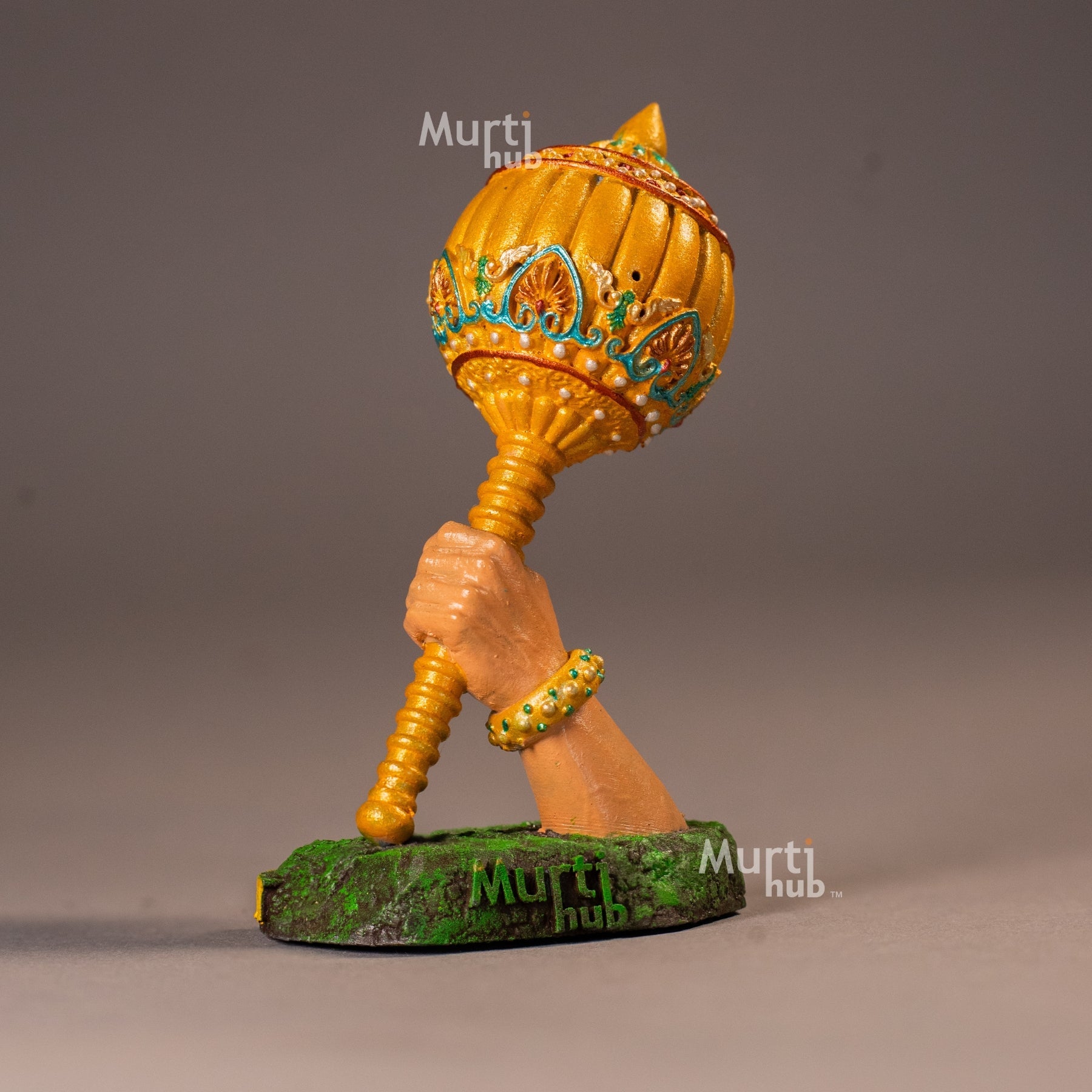 Hanuman Ji’s Divine Gada Hand Idol – "Tum Rakshak Kaahu Ko Darna"
