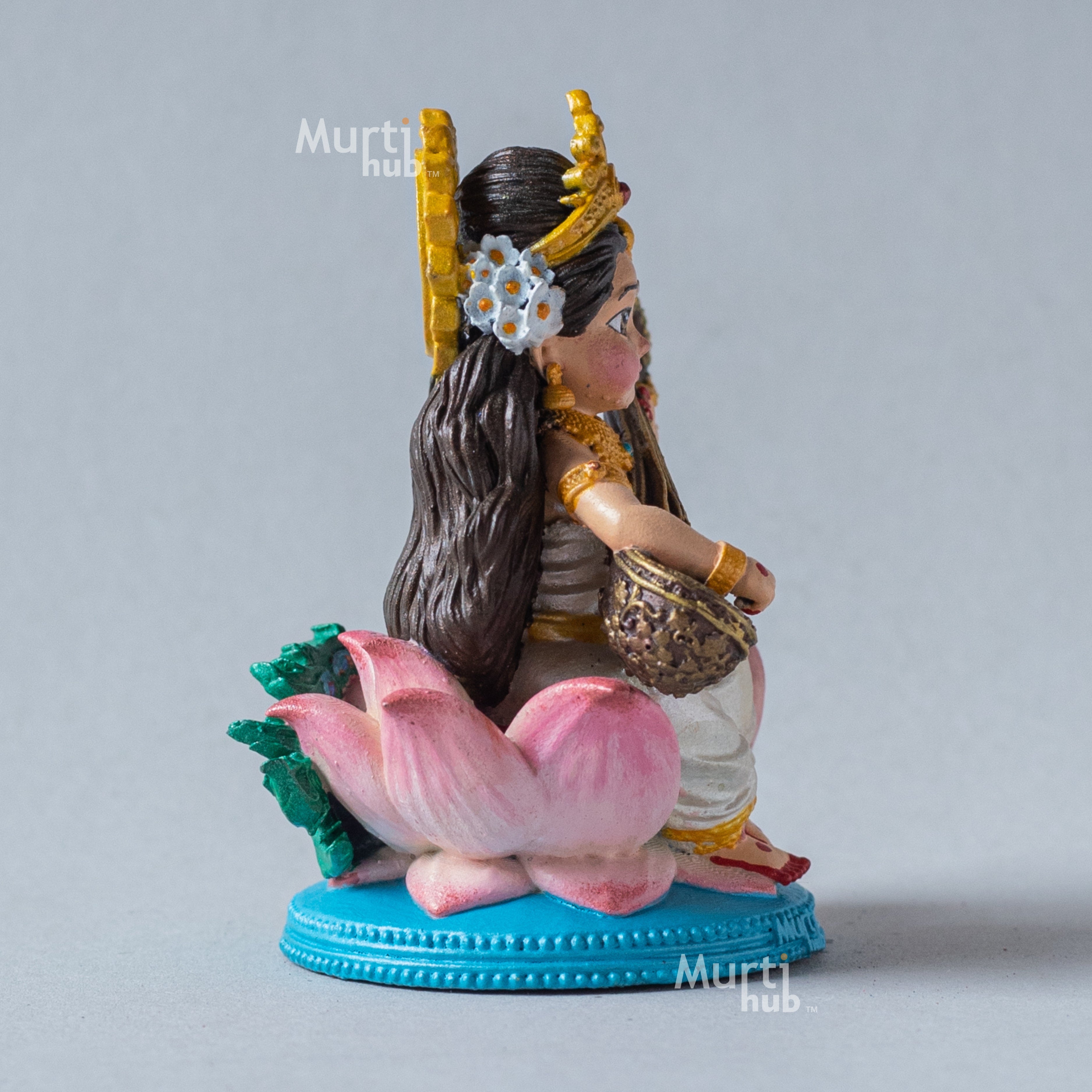 Hand-Painted Baal Saraswati Idol – Divine Goddess of Wisdom for Home, Study & Gifting