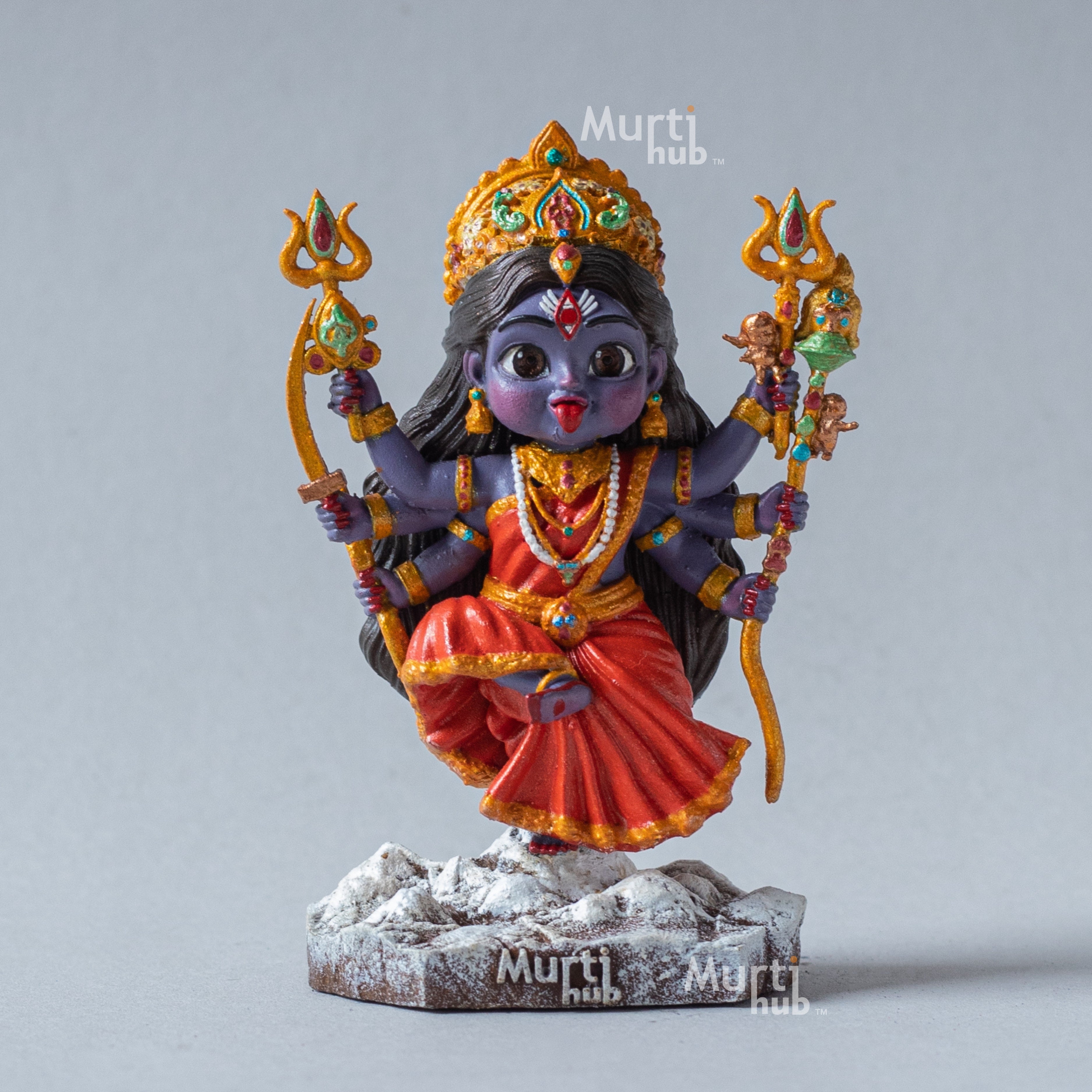 Baal Kaali Maa Idol – Hand-Painted Divine Feminine Power for Home & Protection